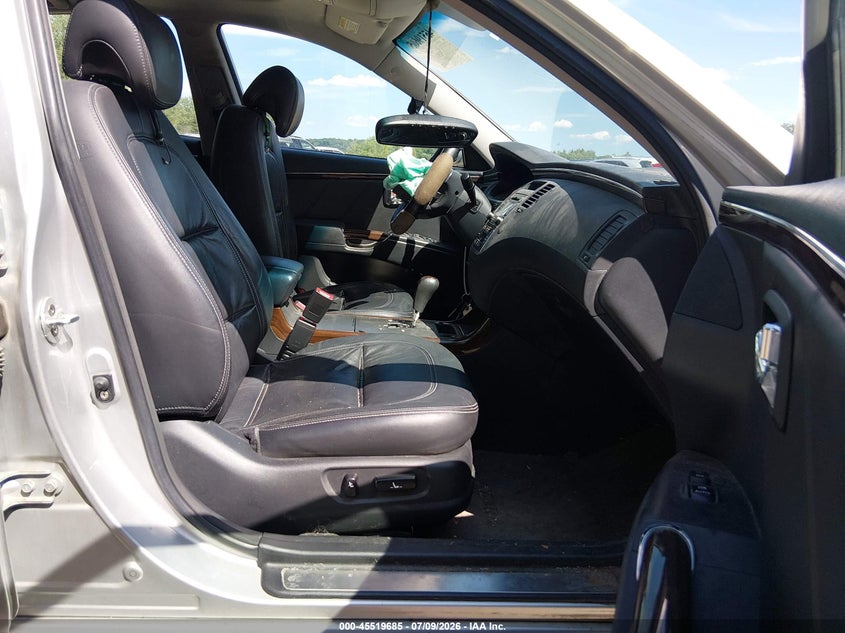 2009 Hyundai Azera VIN KMHFC46D79A380637 IAAI salvage auction — FRONT END, Clear (Massachusetts), sold $350 on 2026-07-22 (photo 5)