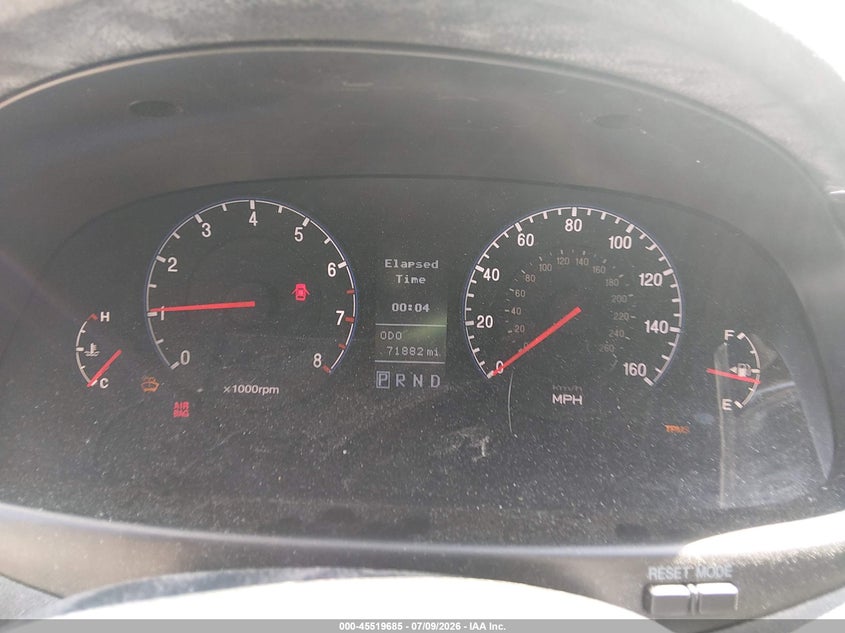2009 Hyundai Azera VIN KMHFC46D79A380637 IAAI salvage auction — FRONT END, Clear (Massachusetts), sold $350 on 2026-07-22 (photo 7)