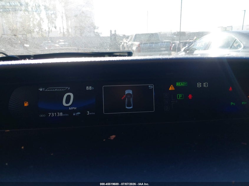 2019 Toyota Mirai VIN JTDBVRBDXKA007078 IAAI salvage auction — RIGHT FRONT, Salvage Title, sold $400 on 2026-07-31 (photo 7)