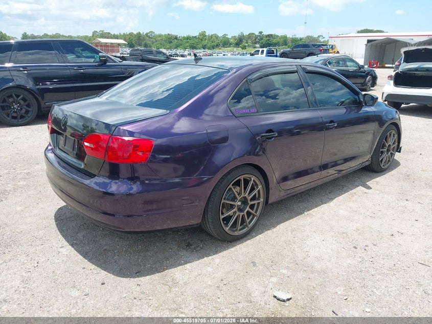 2013 Volkswagen Jetta VIN 3VWDX7AJ4DM295861 IAAI salvage auction — LEFT REAR, Salvage Title, sold $1,100 on 2026-08-02 (photo 4)