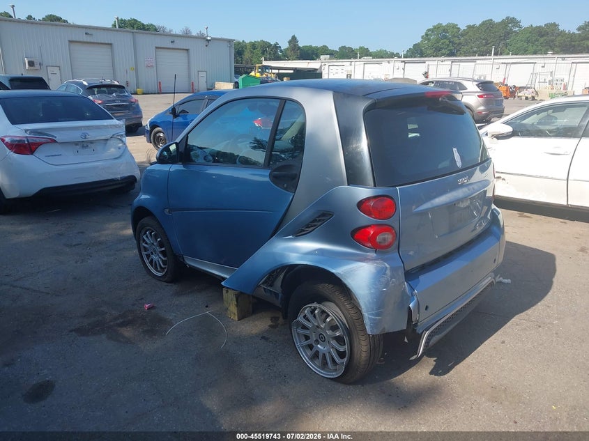 2013 Smart Fortwo VIN WMEEJ3BA1DK601472 IAAI salvage auction — LEFT REAR, Wait Title, sold $25 on 2026-08-13 (photo 6)