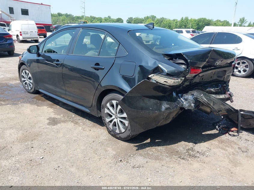 2020 Toyota Corolla VIN JTDEBRBE5LJ025598 IAAI salvage auction — REAR END, Salvage - Greater Than 75% (Maryland), sold $4,300 on 2026-07-22 (photo 3)