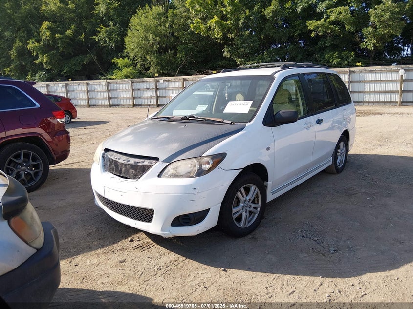 2005 Mazda Mpv VIN JM3LW28A050547322 IAAI salvage auction — FRONT END, Clear (Tennessee), sold $25 on 2026-07-29 (photo 2)