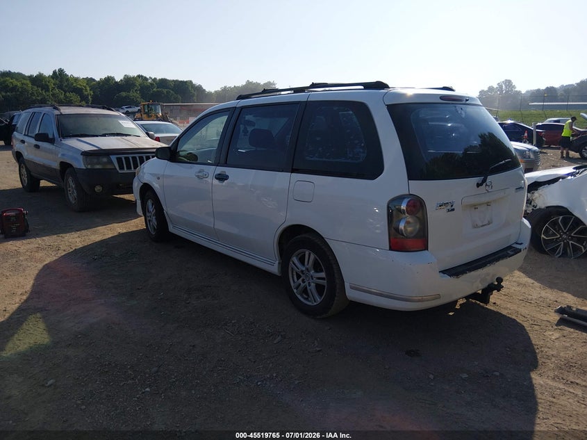 2005 Mazda Mpv VIN JM3LW28A050547322 IAAI salvage auction — FRONT END, Clear (Tennessee), sold $25 on 2026-07-29 (photo 3)