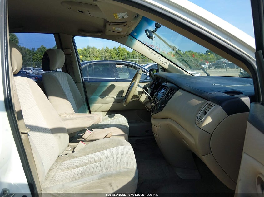 2005 Mazda Mpv VIN JM3LW28A050547322 IAAI salvage auction — FRONT END, Clear (Tennessee), sold $25 on 2026-07-29 (photo 5)