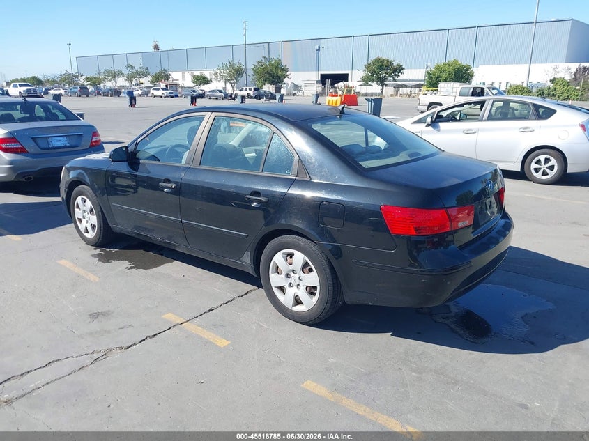 2009 Hyundai Sonata VIN 5NPET46C49H447887 IAAI salvage auction — NORMAL WEAR, Clear - Dealer Only (California), sold $675 on 2026-07-13 (photo 3)