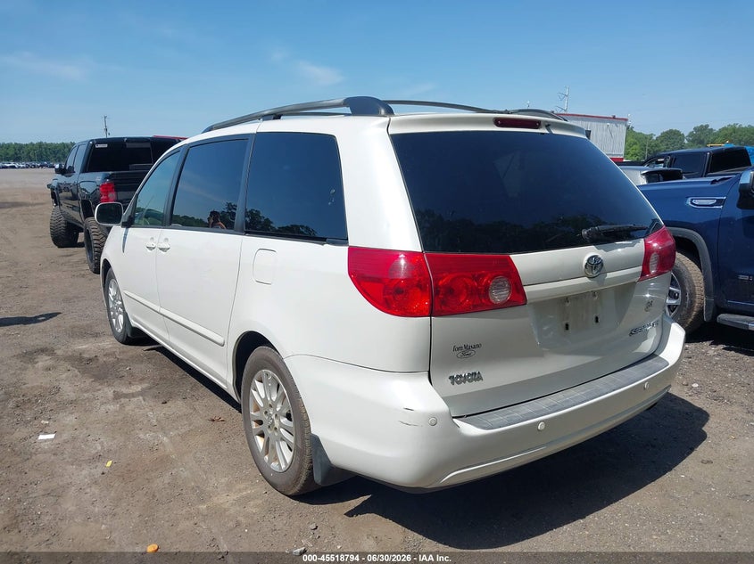 2008 Toyota Sienna VIN 5TDZK22C78S196788 IAAI salvage auction — NORMAL WEAR, Clear (Virginia), sold $1,725 on 2026-07-08 (photo 3)