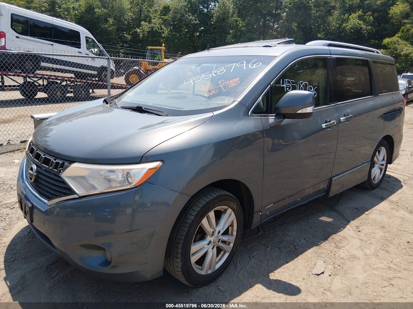 2011 Nissan Quest VIN JN8AE2KP6B9010935 IAAI salvage auction — NORMAL WEAR, Clear (Massachusetts), sold $400 on 2026-07-28 (photo 2)