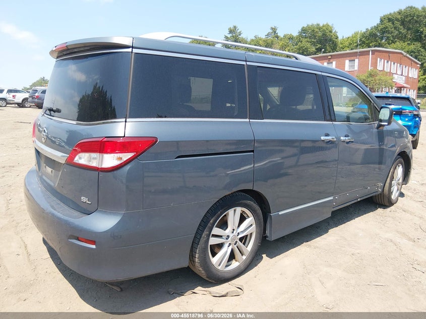 2011 Nissan Quest VIN JN8AE2KP6B9010935 IAAI salvage auction — NORMAL WEAR, Clear (Massachusetts), sold $400 on 2026-07-28 (photo 4)