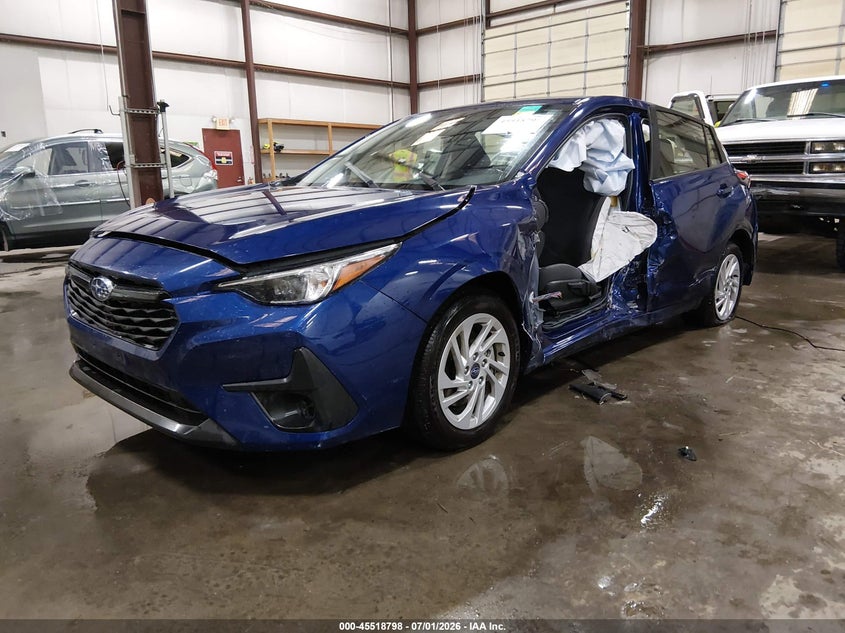 2025 Subaru Impreza VIN JF1GUABC2S8305347 IAAI salvage auction — LEFT SIDE, Salvage (Idaho), sold $5,150 on 2026-07-17 (photo 2)