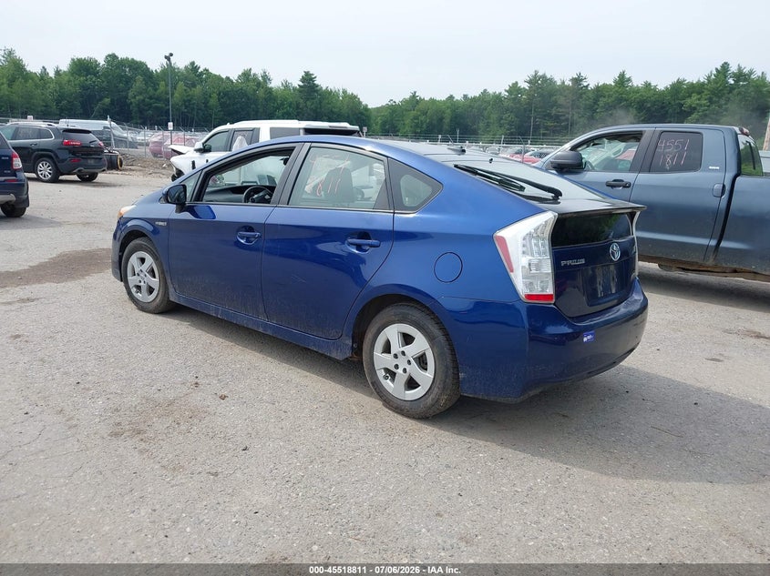 2011 Toyota Prius VIN JTDKN3DU9B1403240 IAAI salvage auction — NORMAL WEAR, Original (Maine), sold $875 on 2026-07-27 (photo 3)
