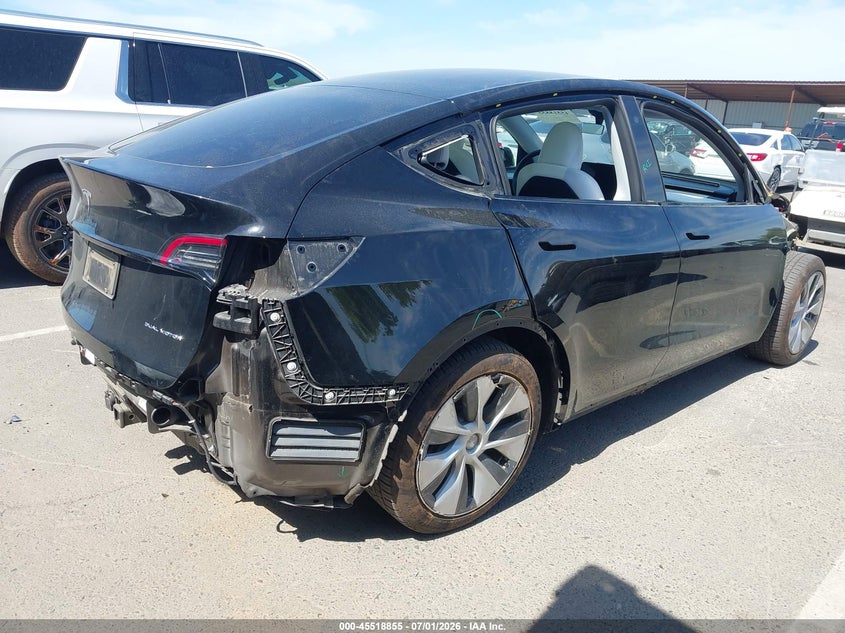 2023 Tesla Model y VIN 7SAYGAEE6PF767147 IAAI salvage auction — FRONT END, Salvage (California), sold $11,000 on 2026-07-13 (photo 4)