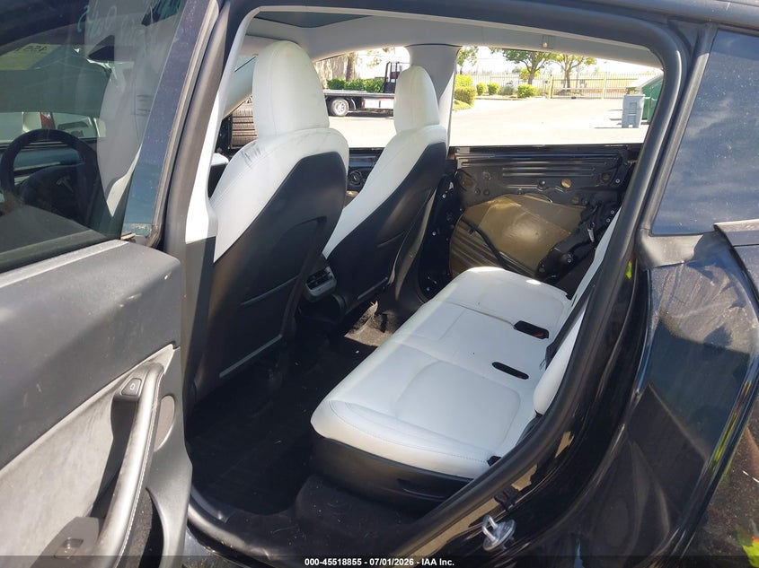 2023 Tesla Model y VIN 7SAYGAEE6PF767147 IAAI salvage auction — FRONT END, Salvage (California), sold $11,000 on 2026-07-13 (photo 8)