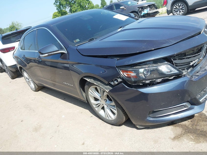 2014 Chevrolet Impala VIN 2G1125S37E9250828 IAAI salvage auction — FRONT END, Salvage Title, sold $1,600 on 2026-07-18 (photo 1)