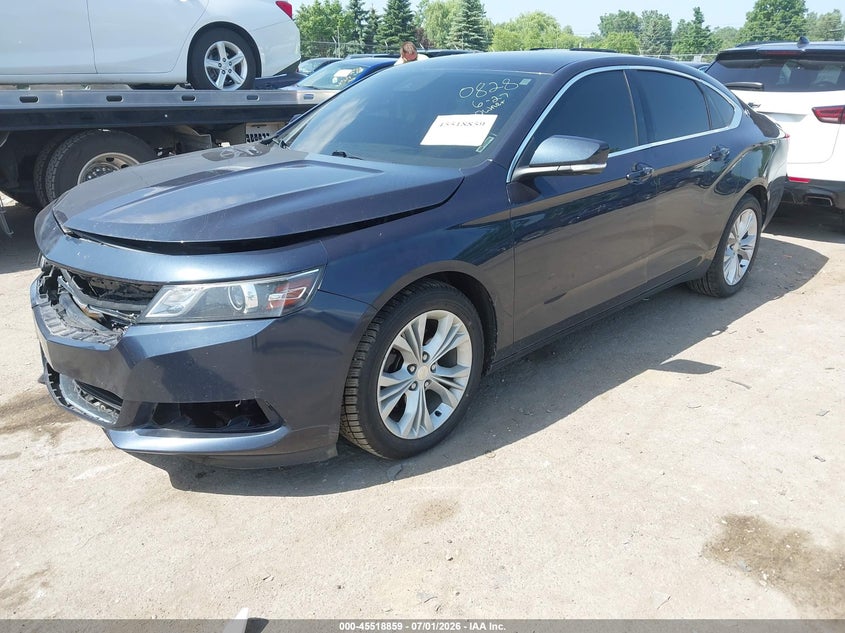 2014 Chevrolet Impala VIN 2G1125S37E9250828 IAAI salvage auction — FRONT END, Salvage Title, sold $1,600 on 2026-07-18 (photo 2)