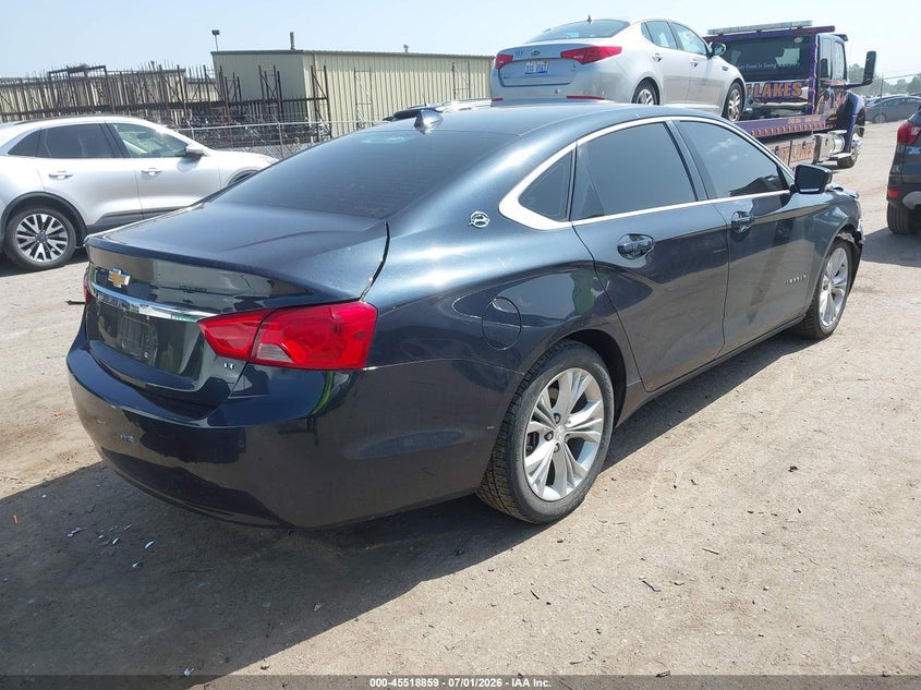2014 Chevrolet Impala VIN 2G1125S37E9250828 IAAI salvage auction — FRONT END, Salvage Title, sold $1,600 on 2026-07-18 (photo 4)