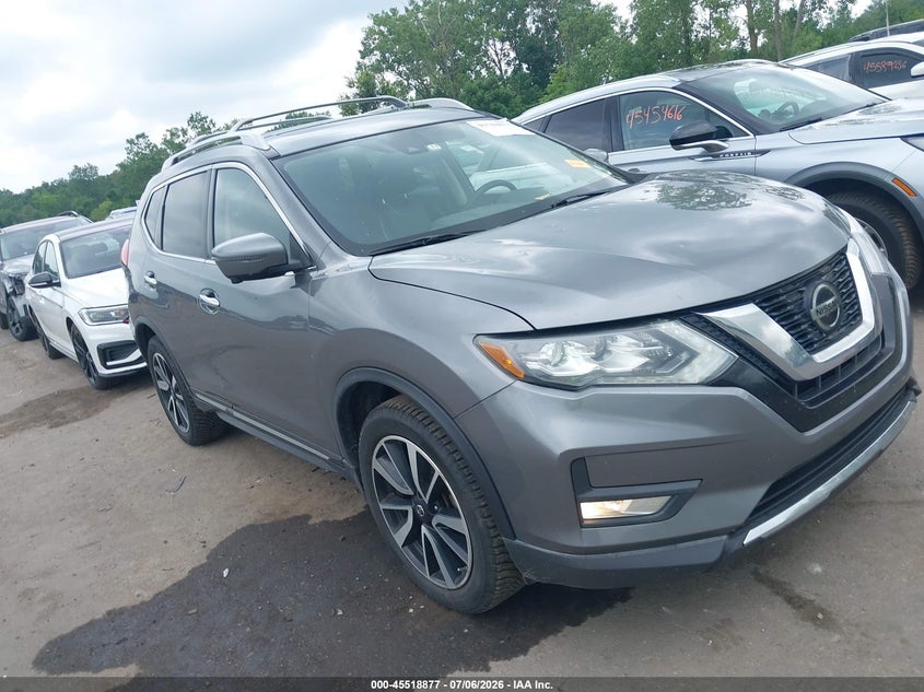 2018 Nissan Rogue VIN JN8AT2MV4JW350568 IAAI salvage auction — HAIL, Salvage (Ohio), sold $3,400 on 2026-07-25 (photo 1)