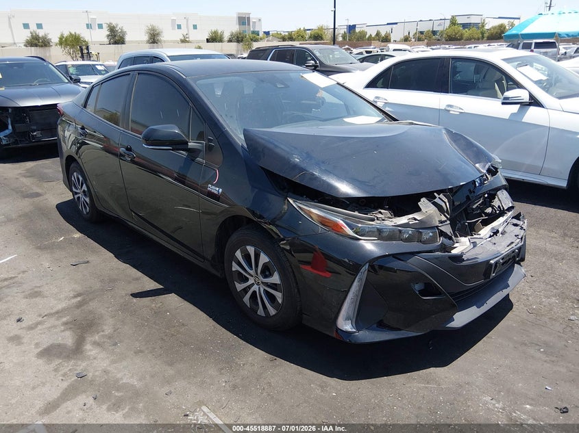 2021 Toyota Prius VIN JTDKAMFP6M3167565 IAAI salvage auction — FRONT END, Salvage Title, sold $4,850 on 2026-07-31 (photo 1)