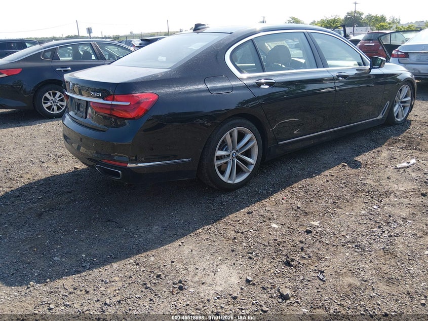 2016 BMW 7er VIN WBA7F2C58GG421060 IAAI salvage auction — FRONT END, Wait Title, sold $5,100 on 2026-08-06 (photo 4)