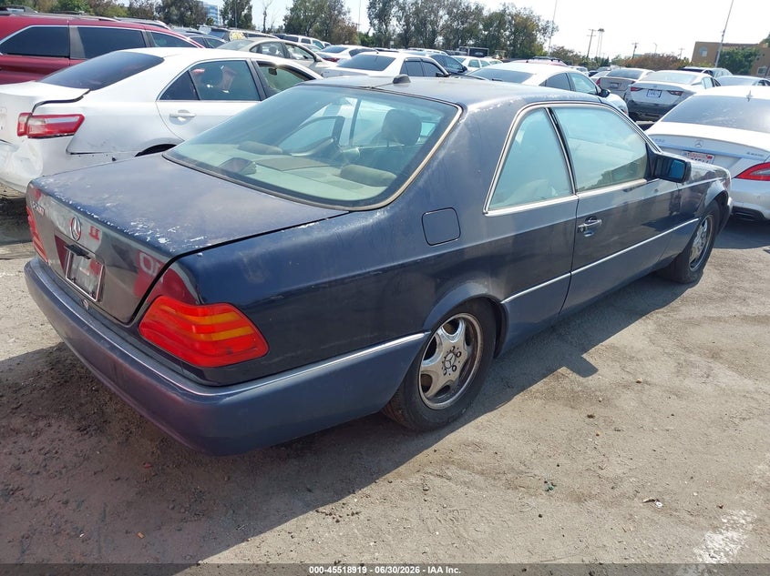 1994 Mercedes-benz S class VIN WDBGA70E5RA174989 IAAI salvage auction — NORMAL WEAR, Duplicate Paperwork (California), sold $275 on 2026-07-09 (photo 4)