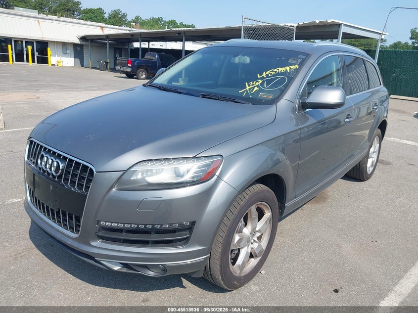 2014 Audi Q7 VIN WA1LMAFE2ED014678 IAAI salvage auction — NORMAL WEAR, Clear (New Hampshire), sold $2,900 on 2026-07-14 (photo 2)