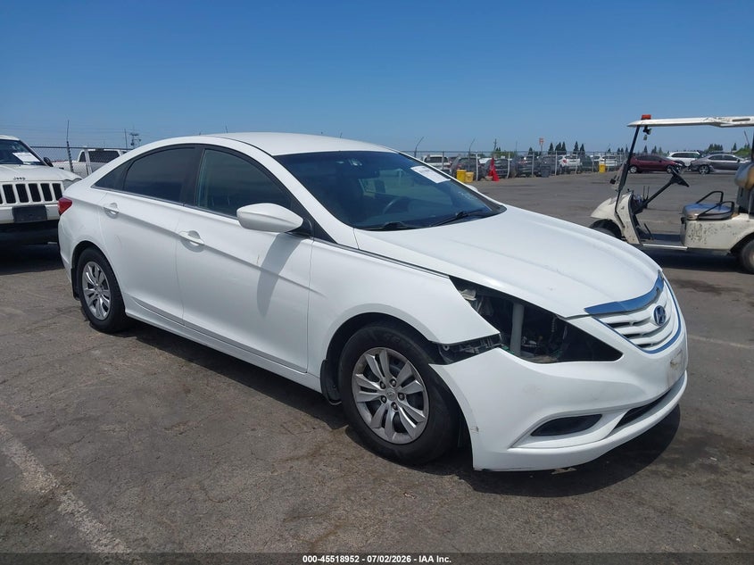 2012 Hyundai Sonata VIN 5NPEB4ACXCH495332 IAAI salvage auction — FRONT END, Salvage Title, sold $600 on 2026-07-22 (photo 1)