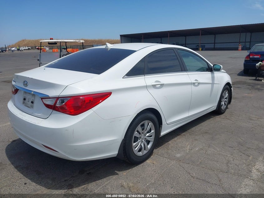 2012 Hyundai Sonata VIN 5NPEB4ACXCH495332 IAAI salvage auction — FRONT END, Salvage Title, sold $600 on 2026-07-22 (photo 4)