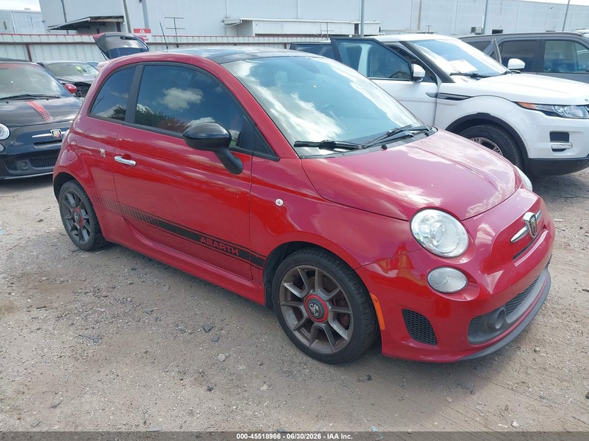 2012 Fiat 500 VIN 3C3CFFFH2CT380112 IAAI salvage auction — NORMAL WEAR, Original (Texas), sold $725 on 2026-07-30 (photo 1)
