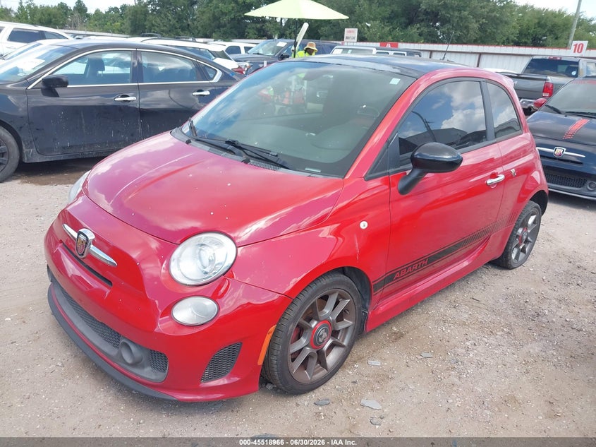 2012 Fiat 500 VIN 3C3CFFFH2CT380112 IAAI salvage auction — NORMAL WEAR, Original (Texas), sold $725 on 2026-07-30 (photo 2)