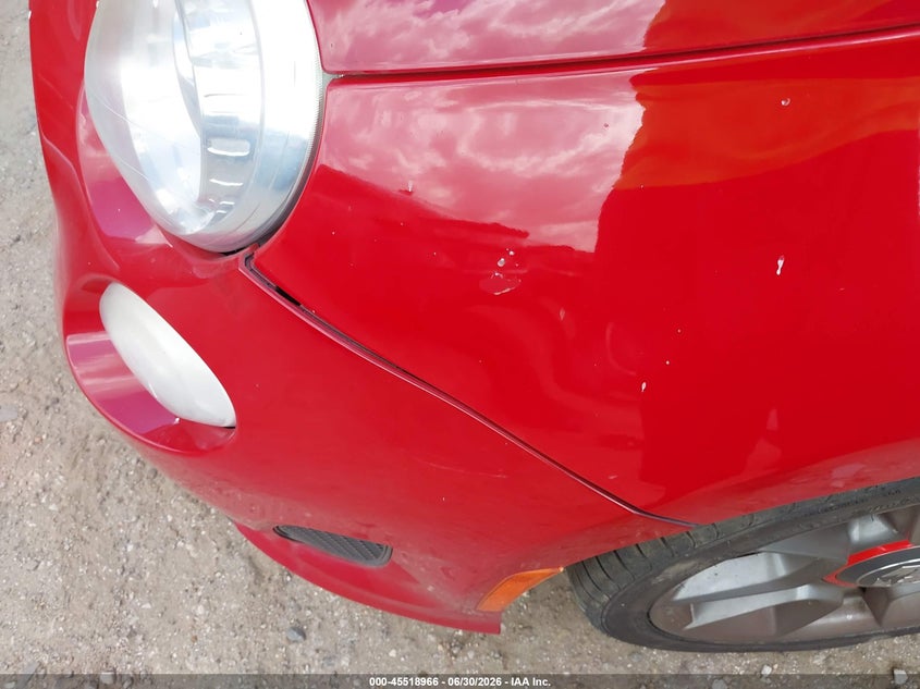 2012 Fiat 500 VIN 3C3CFFFH2CT380112 IAAI salvage auction — NORMAL WEAR, Original (Texas), sold $725 on 2026-07-30 (photo 6)