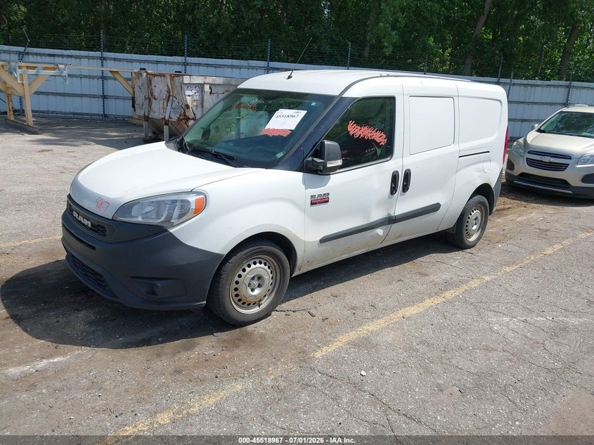 2020 Ram Promaster city VIN ZFBHRFABXL6R91725 IAAI salvage auction — NORMAL WEAR, Clear (Michigan), sold $1,700 on 2026-07-06 (photo 2)
