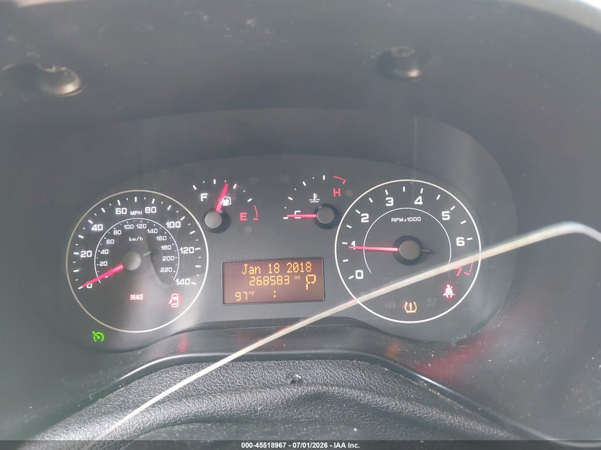 2020 Ram Promaster city VIN ZFBHRFABXL6R91725 IAAI salvage auction — NORMAL WEAR, Clear (Michigan), sold $1,700 on 2026-07-06 (photo 7)