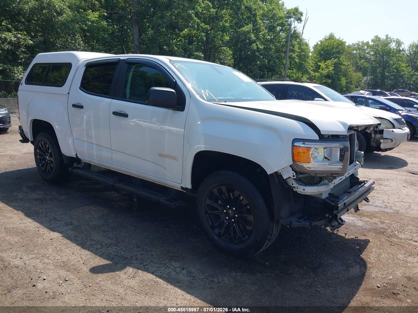 2021 Gmc Canyon VIN 1GTG5BEA4M1287341 IAAI salvage auction — FRONT END, Salvage - 75% Or Less (Maryland), sold $5,100 on 2026-07-25 (photo 1)