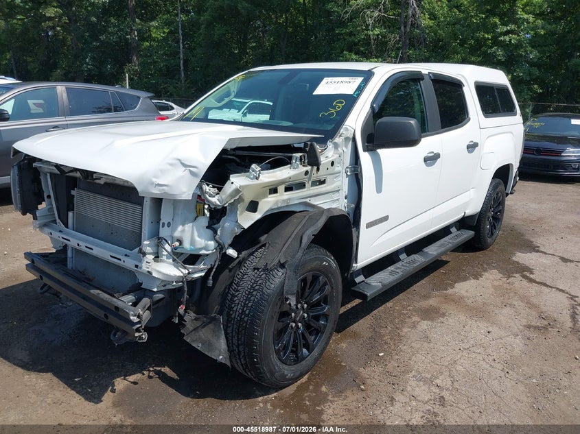 2021 Gmc Canyon VIN 1GTG5BEA4M1287341 IAAI salvage auction — FRONT END, Salvage - 75% Or Less (Maryland), sold $5,100 on 2026-07-25 (photo 2)