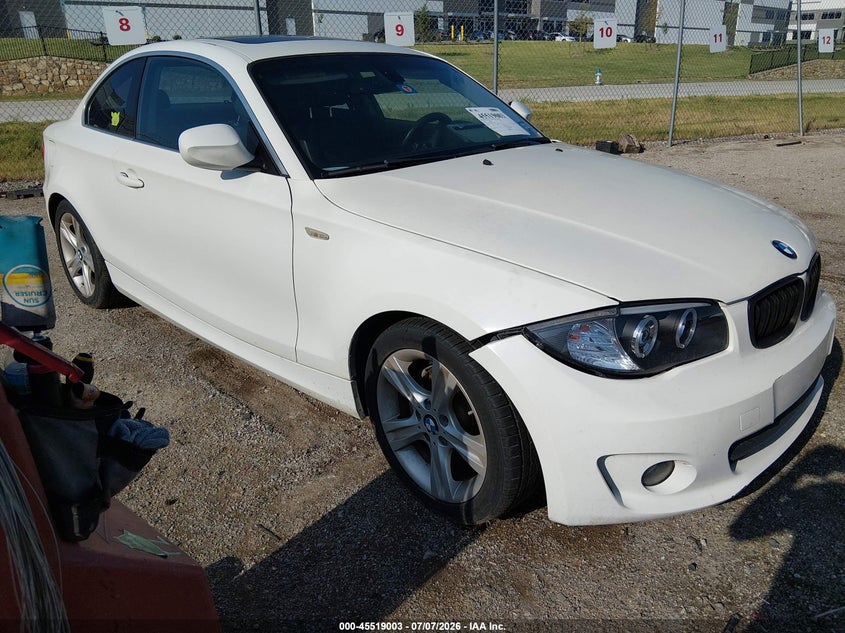 2012 BMW 1er VIN WBAUP9C57CVL91144 IAAI salvage auction — NORMAL WEAR, Original (Texas), sold $400 on 2026-07-28 (photo 6)
