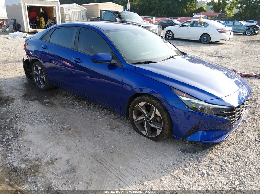 2023 Hyundai Elantra VIN 5NPLS4AG6PH101096 IAAI salvage auction — FRONT & REAR, Salvage Title, sold $4,700 on 2026-07-31 (photo 1)