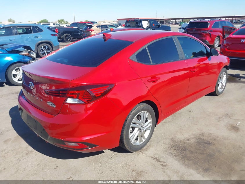 2019 Hyundai Elantra VIN KMHD84LF5KU799508 IAAI salvage auction — FRONT END, Salvage (Arizona), sold $1,800 on 2026-07-28 (photo 4)
