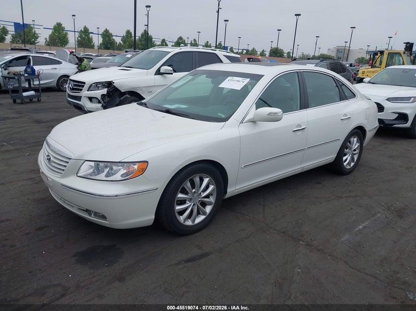 2007 Hyundai Azera VIN KMHFC46F07A184991 IAAI salvage auction — REAR END, Salvage Certificate (California), sold $1,650 on 2026-08-02 (photo 2)