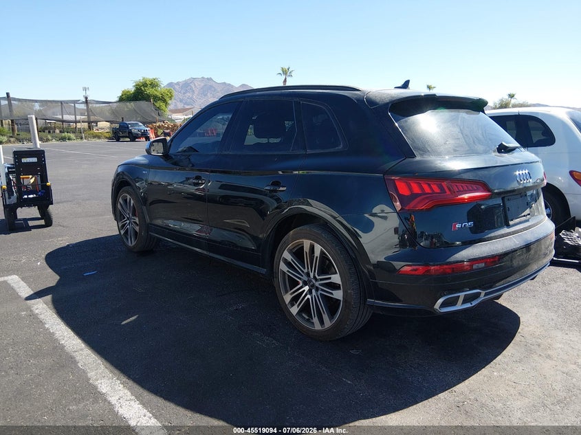 2018 Audi Sq5 VIN WA1A4AFY2J2024523 IAAI salvage auction — ENGINE DAMAGE, Clear (Utah), sold $5,200 on 2026-07-24 (photo 3)