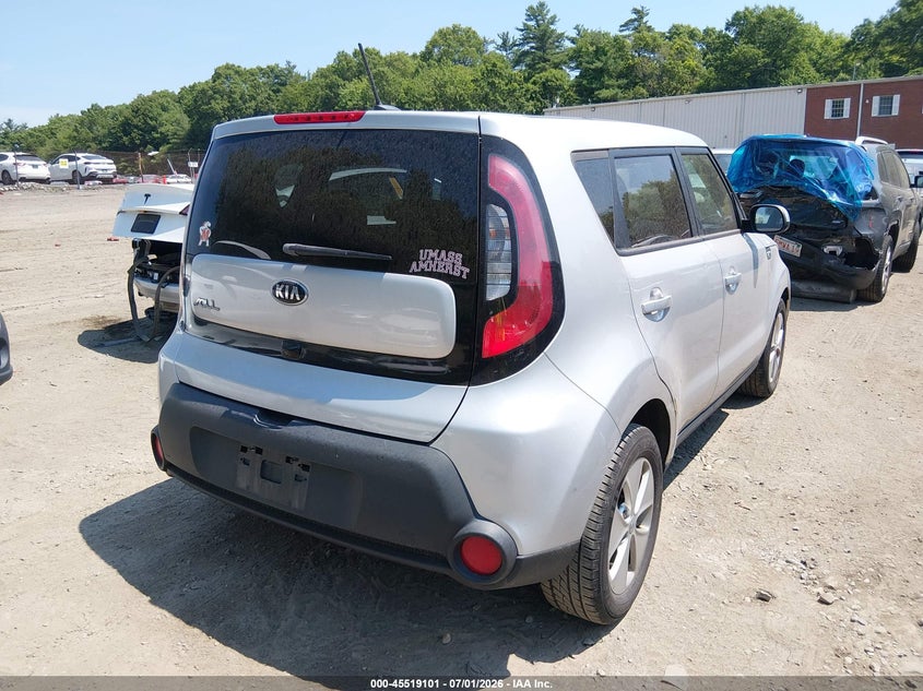 2016 Kia Soul VIN KNDJN2A2XG7873712 IAAI salvage auction — LEFT FRONT, Clear (Massachusetts), sold $1,550 on 2026-07-16 (photo 4)