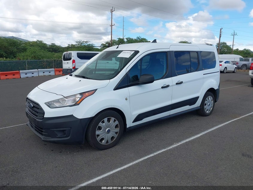 2021 Ford Transit connect VIN NM0GE9E2XM1490166 IAAI salvage auction — NORMAL WEAR, Sf97 (Hawaii), sold $2,050 on 2026-07-28 (photo 2)