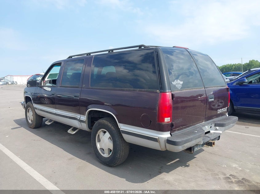 1997 Chevrolet Suburban 1500 VIN 1GNFK16R4VJ411801 IAAI salvage auction — NORMAL WEAR, Clear (North Carolina), sold $950 on 2026-07-08 (photo 3)