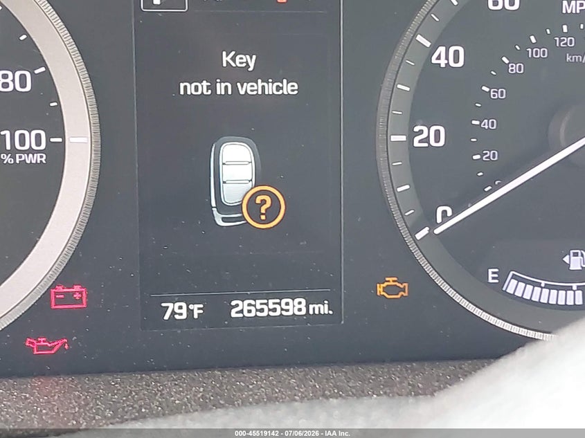 2016 Hyundai Sonata VIN KMHE24L13GA011022 IAAI salvage auction — NORMAL WEAR, Clear (Massachusetts), sold $425 on 2026-07-31 (photo 7)