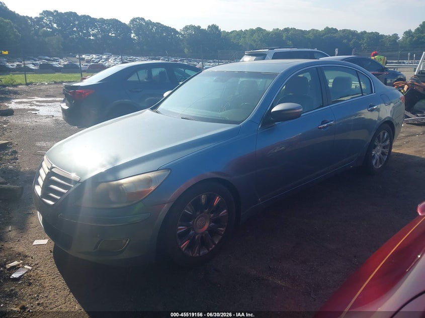 2009 Hyundai Genesis VIN KMHGC46E59U024456 IAAI salvage auction — NORMAL WEAR, Clear (North Carolina), sold $375 on 2026-07-16 (photo 2)