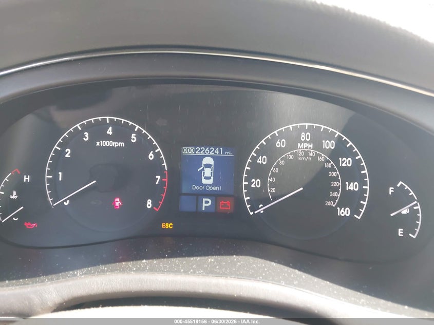 2009 Hyundai Genesis VIN KMHGC46E59U024456 IAAI salvage auction — NORMAL WEAR, Clear (North Carolina), sold $375 on 2026-07-16 (photo 7)