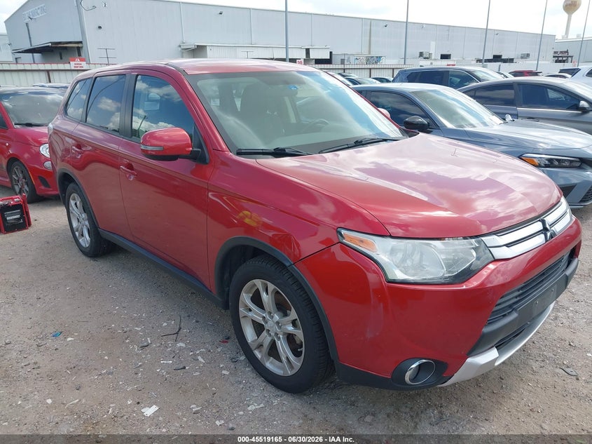 2015 Mitsubishi Outlander VIN JA4AD3A39FZ001231 IAAI salvage auction — NORMAL WEAR, Original (Texas), sold $1,400 on 2026-07-16 (photo 1)
