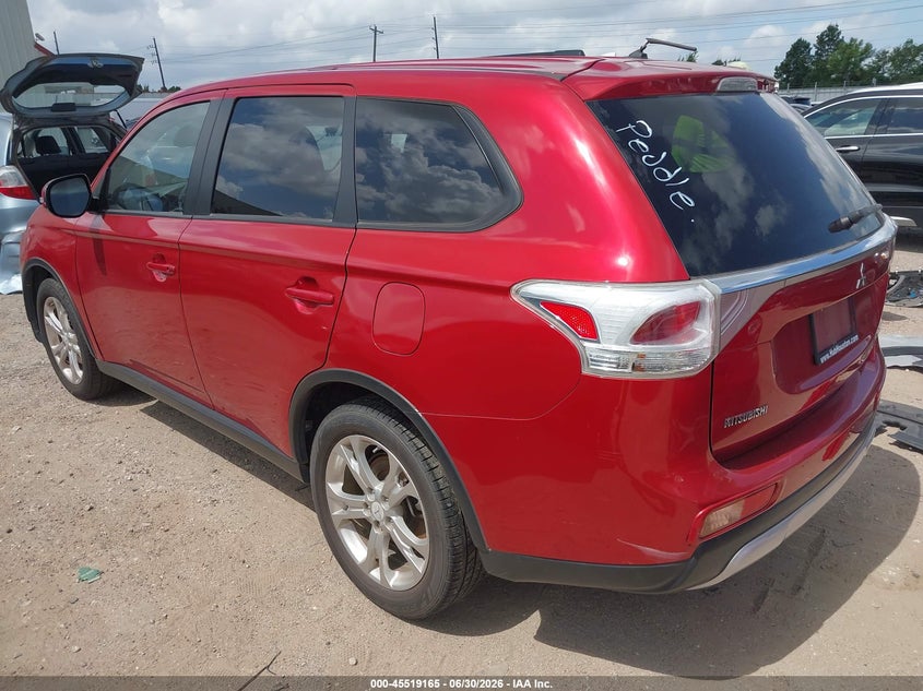 2015 Mitsubishi Outlander VIN JA4AD3A39FZ001231 IAAI salvage auction — NORMAL WEAR, Original (Texas), sold $1,400 on 2026-07-16 (photo 3)