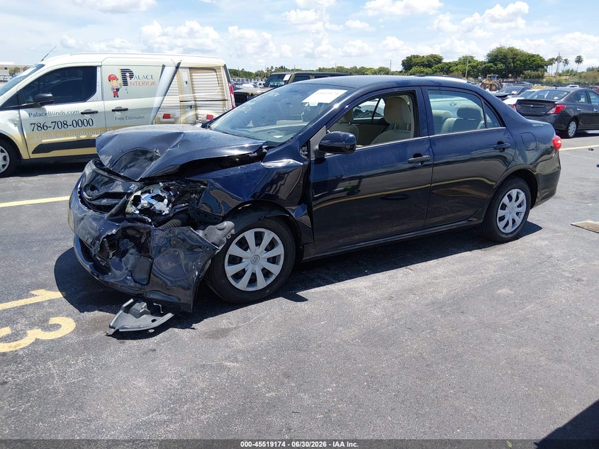 2013 Toyota Corolla VIN 5YFBU4EE2DP158134 IAAI salvage auction — LEFT FRONT, Rebuildable (Florida), sold $1,850 on 2026-07-30 (photo 2)