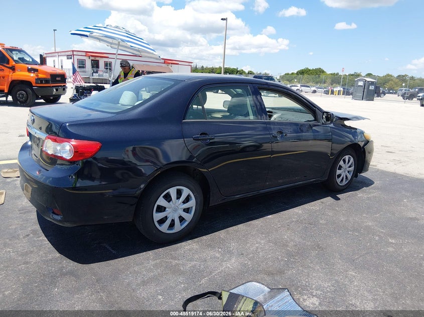 2013 Toyota Corolla VIN 5YFBU4EE2DP158134 IAAI salvage auction — LEFT FRONT, Rebuildable (Florida), sold $1,850 on 2026-07-30 (photo 4)