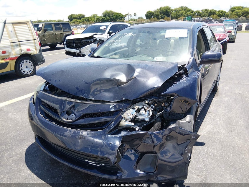 2013 Toyota Corolla VIN 5YFBU4EE2DP158134 IAAI salvage auction — LEFT FRONT, Rebuildable (Florida), sold $1,850 on 2026-07-30 (photo 6)